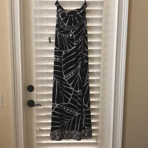 White House Black Market Maxi Strapless Dress XXS